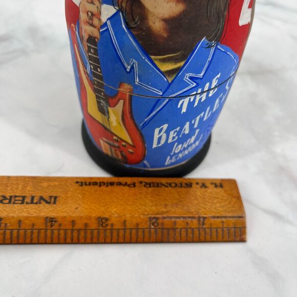 BEATLES MATRYOSHKA Nesting Doll Set John Lennon Hand Painted RARE HTF - Picture 6 of 10